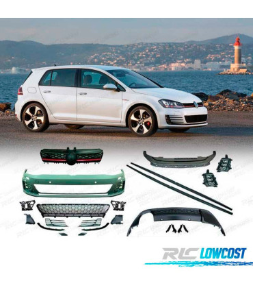 KIT CARROZZERIA VOLKSWAGEN VW GOLF VII 12-17 PDC SRA LOOK GTI