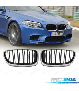 GRIGLIE BMW F10 F11 10-16 LOOK M5 NERO CROMATO