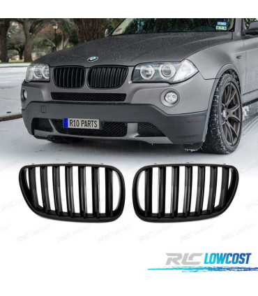 GRIGLIE PER BMW X3 E83 LCI 06-10 NERO LUCIDO