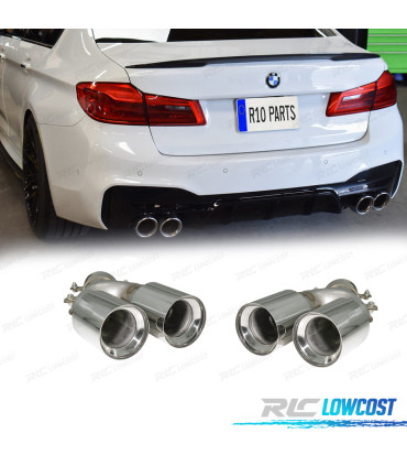 SCARICHI BMW G30 G31 17-19 LOOK M5 ARGENTO