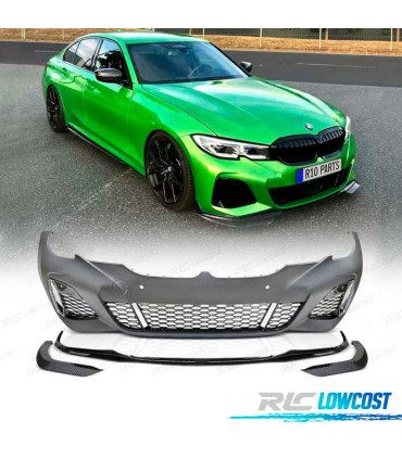 PARAURTI ANTERIORE PER BMW G20 G21 19- PACCHETTO M 340 PERFORMANCE PDC CARBONIO