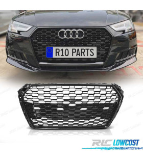 GRIGLIA PER AUDI A4 B9 15-19 ASPECTO RS4 NERO LUCIDO