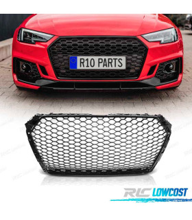 GRIGLIA PER AUDI A4 B9 15-19 LOOK RS NERO LUCIDO