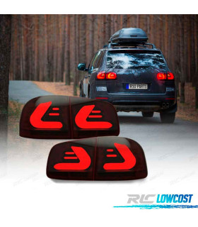 FANALI VOLKSWAGEN VW TOUAREG I 7L 02-10 CARDNA LED NERO AFFUMICATO