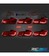 FANALI BMW F10 FULL LED DINAMICI ROSSO LIGHT BAR OLED 10-17