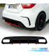 DIFFUSORE PER MERCEDES CLASSE A W176 AMG 12-18 LOOK A45 AMG NERO LUCIDO ROSSO