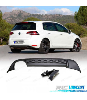 DIFFUSORE VOLKSWAGEN GOLF 7 12-17 LOOK GTI DOPPIA USCITA