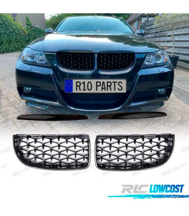 GRIGLIE BMW E90 E91 05-08 NERO DIAMANTE