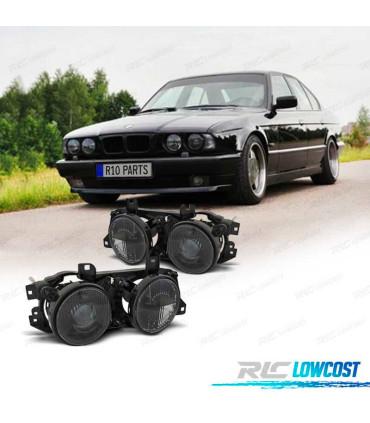 FARI BMW E34 88-95 E32 86-94 FONDO NERO