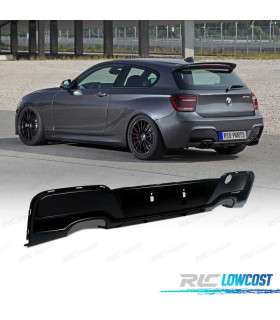 DIFFUSORE PER BMW F20 F21 11-15 LOOK M-PERFORMANCE DOPPIE USCITE 2 LATI