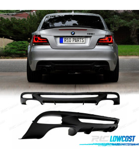 DIFFUSORE PER BMW E82 E88 LOOK M-PERFORMANCE DOPPIA USCITA