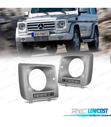 KIT LUCE DIURNA MERCEDES W461 W463 01-12 ANTERIORE DRL LED
