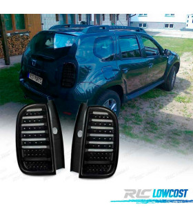 FANALI A LED DACIA DUSTER 09-17 CARDNA FRECCE LEDS NERE FUME'
