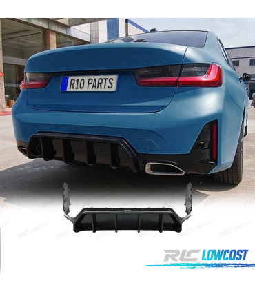 DIFFUSORE BMW G20 G21 LCI 23-25 LOOK M PERFORMANCE NERO LUCIDO