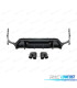DIFFUSORE BMW G20 G21 LCI 23-25 LOOK M PERFORMANCE NERO LUCIDO + TERMINALI DI SCARICO