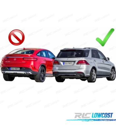 PEDANE LATERALI MERCEDES ML W166 GLE W166 11-16