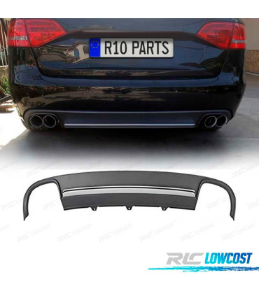 DIFFUSORE AUDI A4 B8 08-11 LOOK S4