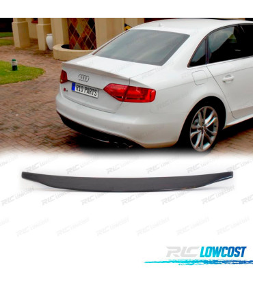 SPOILER POSTERIORE ALA AUDI A4 B8 07-15 LOOK S4