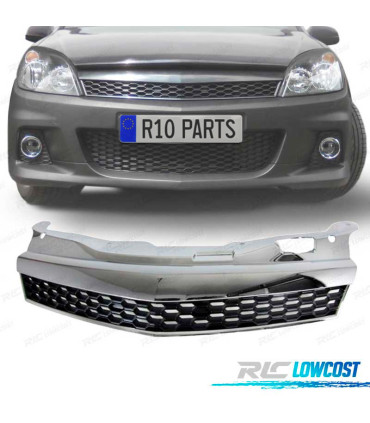 GRIGLIA OPEL ASTRA H 04-07 GTC CROMATO CON DETTAGLI NERI