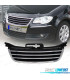 GRIGLIA PER VOLKSWAGEN VW TOURAN 03-06 COLORE NERO CON GRIGLIE CROMATE
