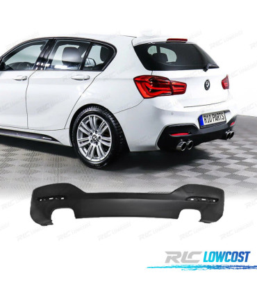 DIFFUSORE BMW F20 F21 LCI 15- LOOK M DOPPIA USCITA