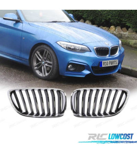 GRIGLIA BMW F22 F23 LOOK M PERFORMANCE CROMO NERO