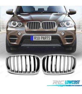 GRIGLIA M PERFORMANCE PER BMW X5 X6 E70 E71 10-13 COLORE CROMATO