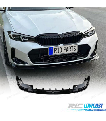 SPOILER LIP BMW G20 LCI 23-25 LOOK M 3D NERO LUCIDO