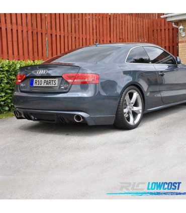 DIFFUSORE PER AUDI A5 COUPE CABRIO 07-11 ASPECTO RS5