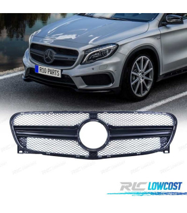 GRIGLIA PER MERCEDES CLASSE GLA X156 14-16 AMG NERO LUCIDO