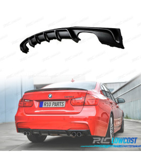 DIFFUSORE BMW F30 F31 11-15 LOOK M PERFORMANCE DOPPIA USCITA