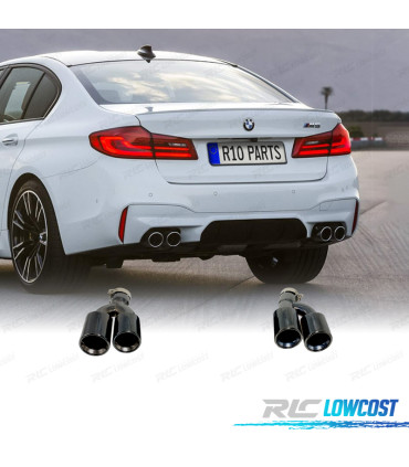 TERMINALI DI SCARICO BMW G30 18-21 LOOK M5 CROMATO