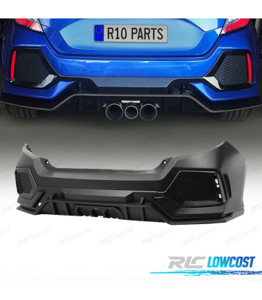 PARAURTI POSTERIORE HONDA CIVIC 16-20 LOOK NUOVO TYPE R