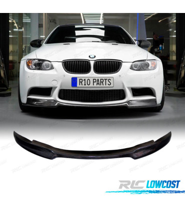 SPOILER LIP PER BMW E90 E92 E93 LOOK M3 IN FIBRA DI CARBONIO