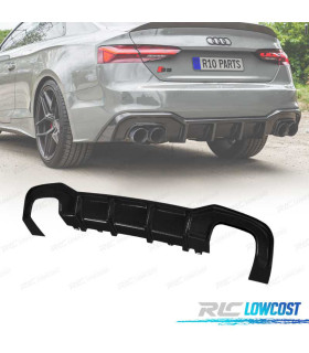 DIFFUSORE AUDI A5 S LINE 21- LOOK S5 NERO LUCIDO