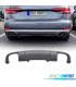 DIFFUSORE AUDI A4 B9 16-19 LOOK S4