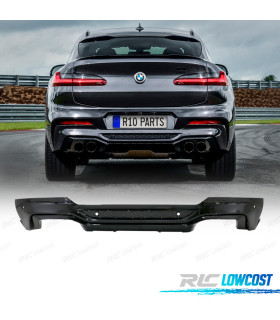 DIFFUSORE BMW X4 G02 18-20 LOOK M NERO OPACO