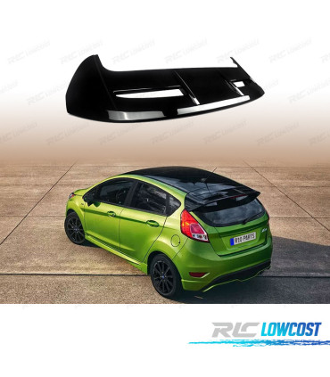SPOILER FORD FIESTA MK7 08-17 LOOK ST NERO LUCIDO