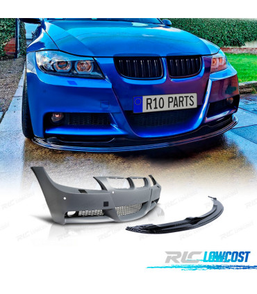 PARAURTI BMW E90 E91 05-08 PACK M PDC SRA + SPOILER ANTERIORE M PERFORMANCE