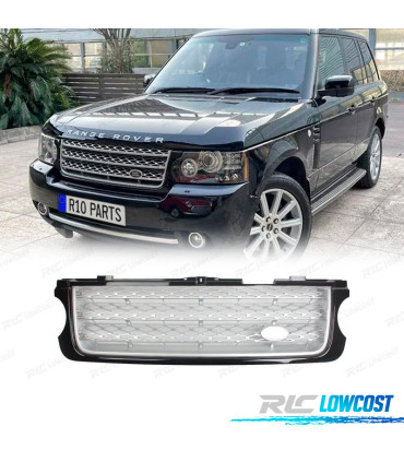 GRIGLIA RANGE ROVER VOGUE 10-12 LOOK OEM NERO LUCIDO ARGENTO