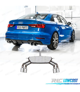 SILENZIATORE DI SCARICO PER AUDI A3 SEDAN 13-20 LOOK S3