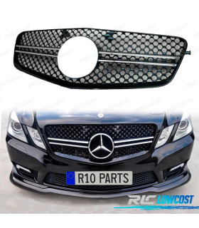 GRIGLIA PER MERCEDES CLASSE E W212 09-13 ASPECTO AMG CROMATO NERO