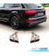 TERMINALI SCARICO AUDI Q7 3.0T DIESEL 16-19 LOOK SQ7 CROMO