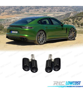 TERMINALI SCARICO PORSCHE PANAMERA 17- LOOK GTS NERO