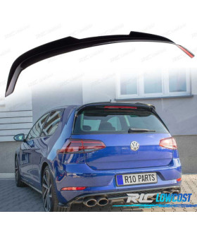 ALETTONE SPOILER VOLKSWAGEN VW GOLF 7 13-20 LOOK R-LINE NERO LUCIDO