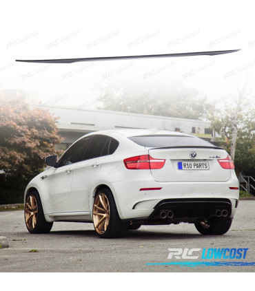 SPOILER BMW X6 E71 08-14 LOOK M PERFORMANCE NERO LUCIDO