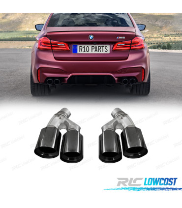 TERMINALI SCARICO BMW G30 G31 20- LOOK M5 NERO
