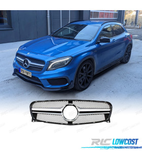 GRIGLIA PER MERCEDES CLASSE GLA X156 14-16 AMG CROMO NERO