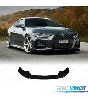 SPOILER LIP ANTERIORE BMW G22 2P 3P 20- NERO LUCIDO