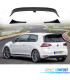 SPOILER ALARE VOLKSWAGEN VW GOLF 7 7.5 GTI R 12-20 LOOK CLUBSPORT NERO LUCIDO